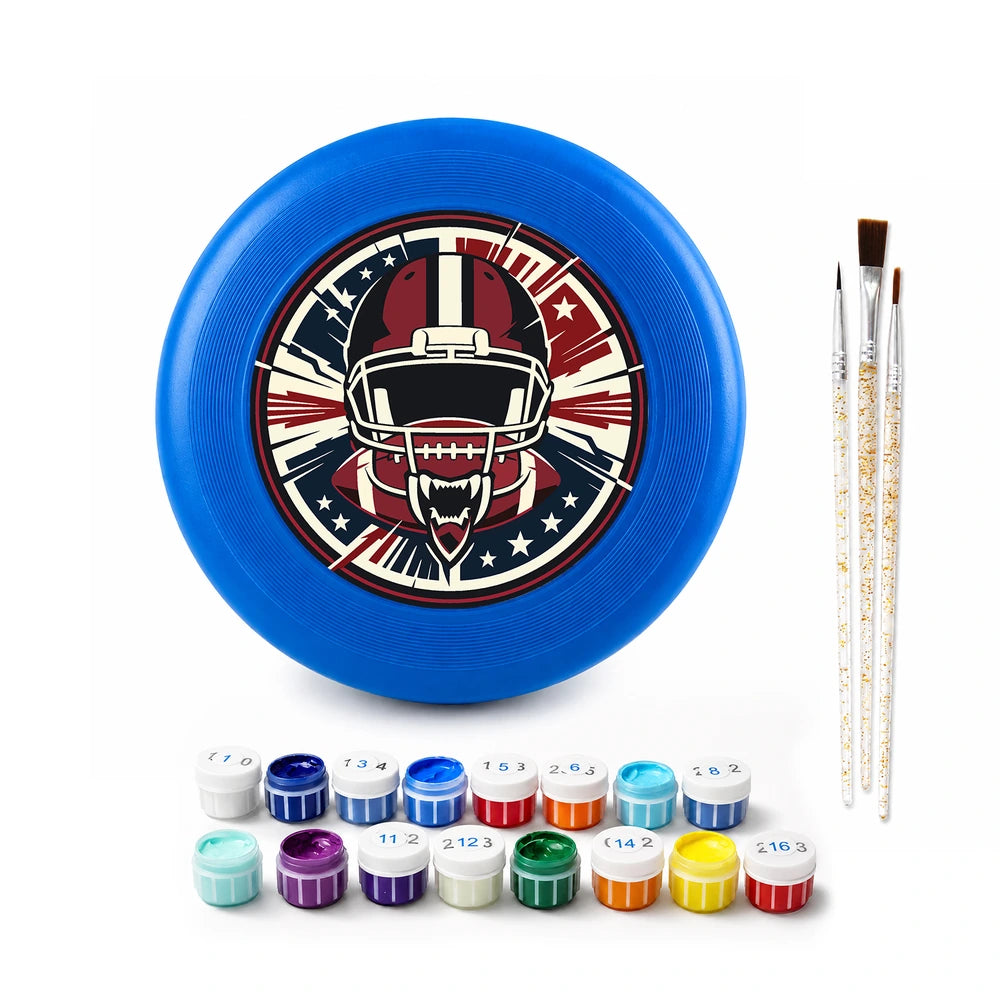 
Paint by Numbers - Frisbee | Football Helmet Crest