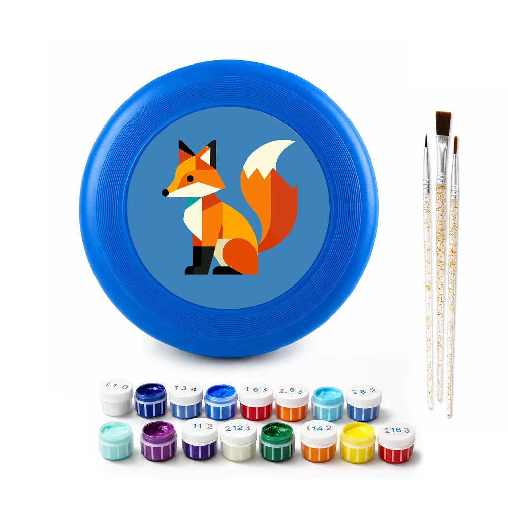 
Paint by Numbers - Frisbee | Fox in Blue