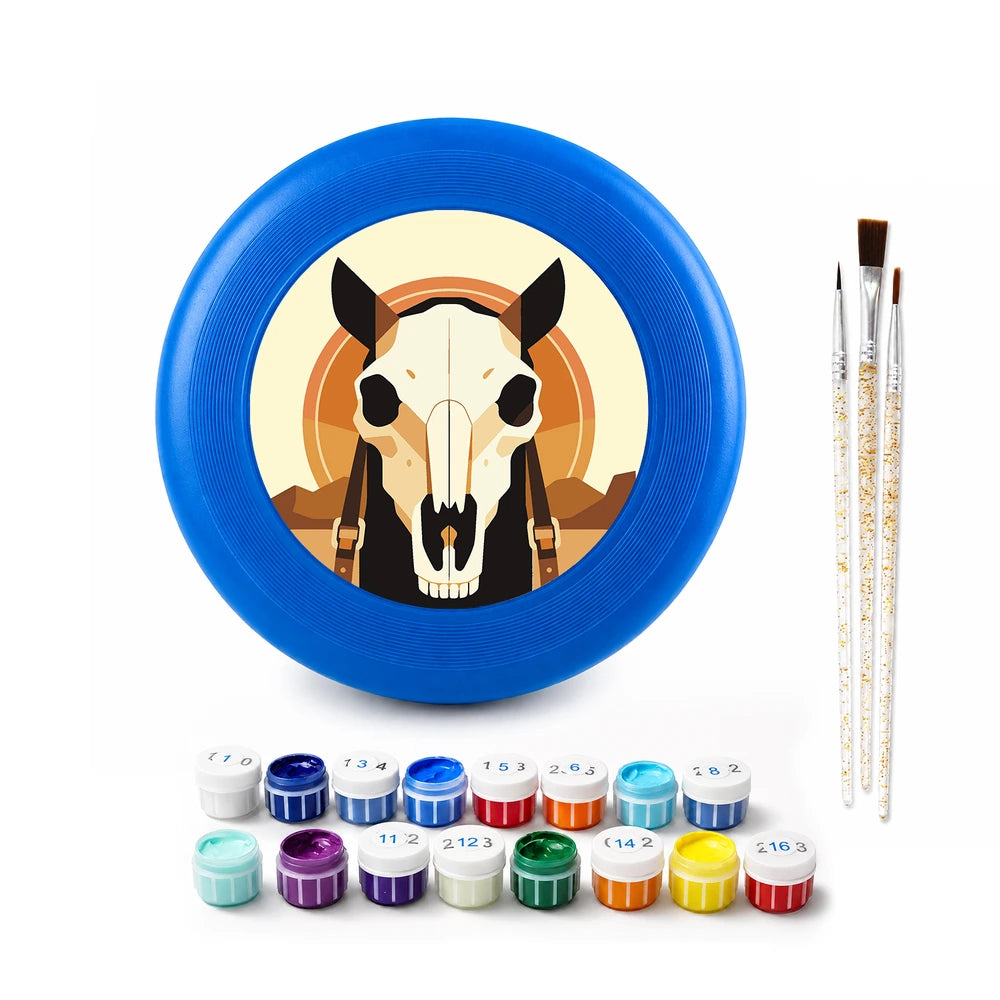 Paint by Numbers - Frisbee | Horse Skull