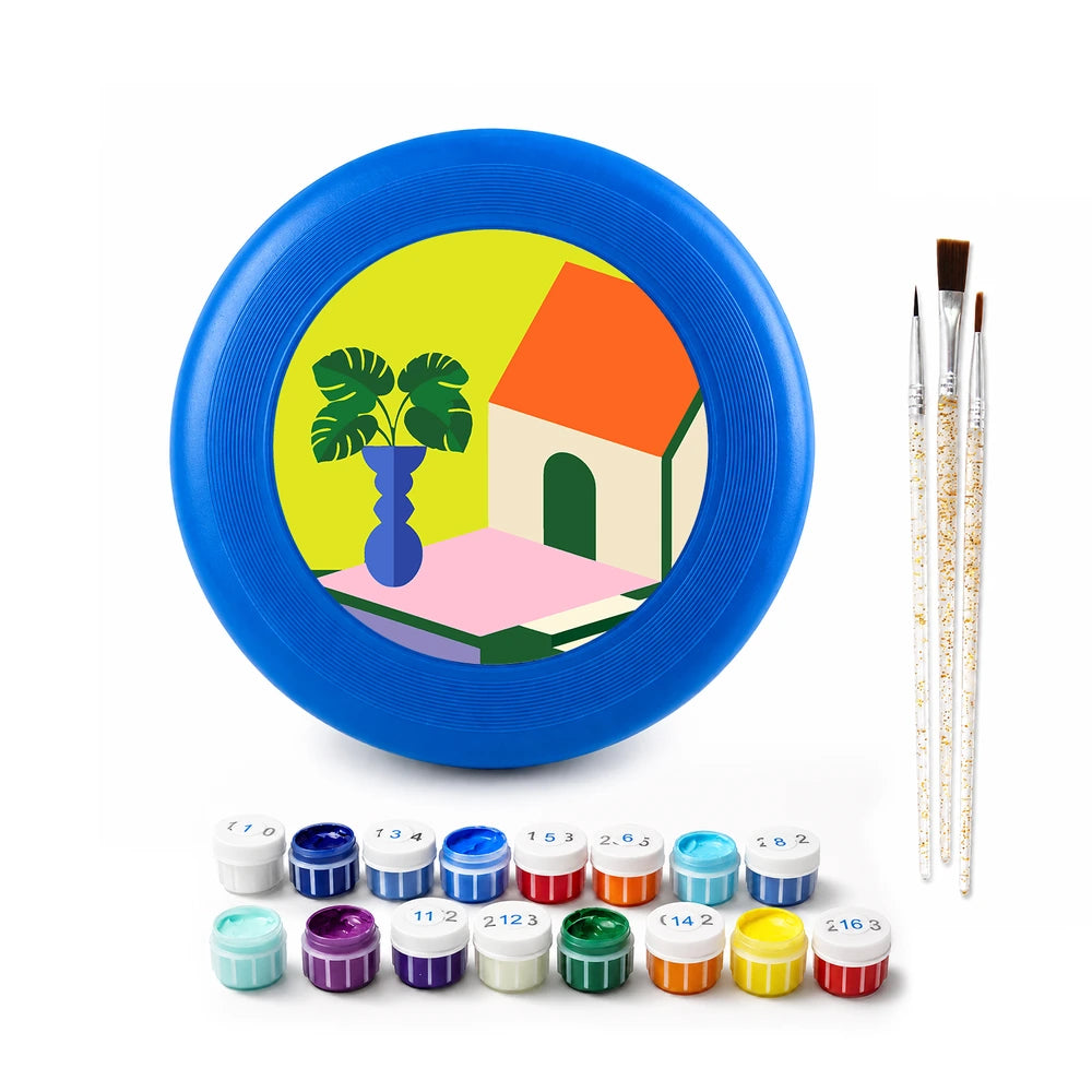 
Paint by Numbers - Frisbee | House with a Plant
