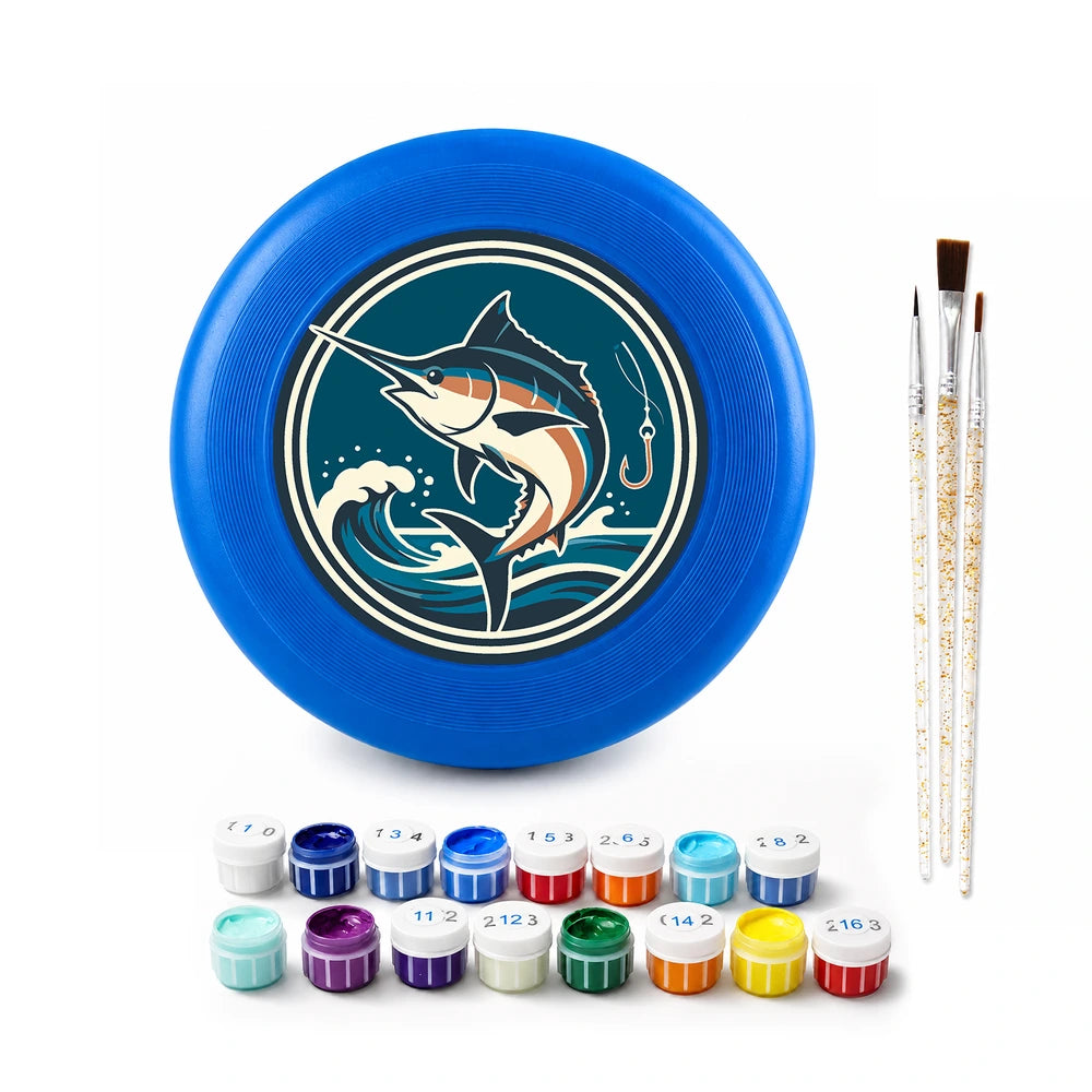 
Paint by Numbers - Frisbee | Leaping Marlin