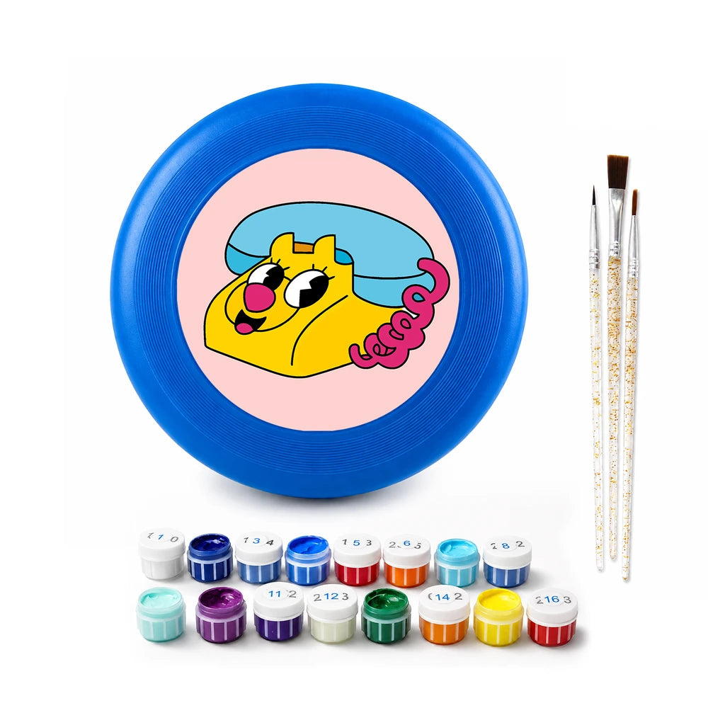 
Paint by Numbers - Frisbee | Leopard Retro Phone
