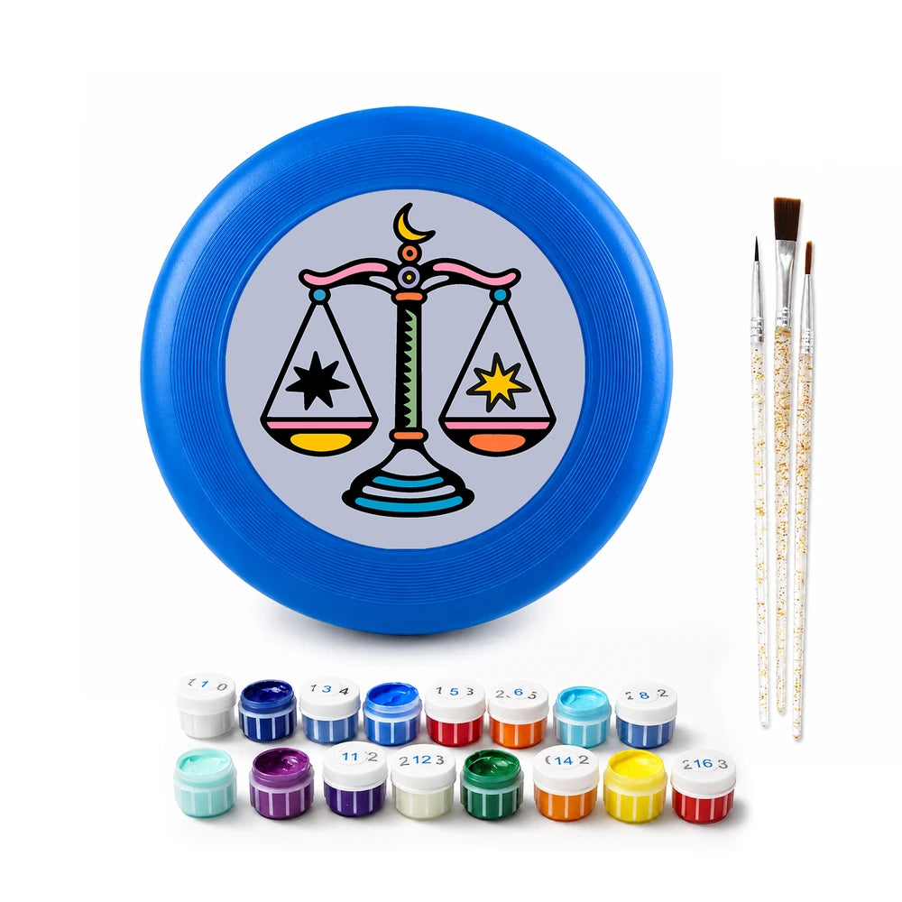 
Paint by Numbers - Frisbee | Libra Scales Sign