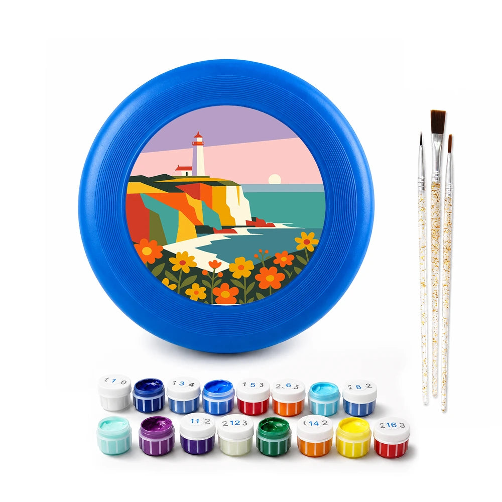Paint by Numbers - Frisbee | Lighthouse on the Cliff