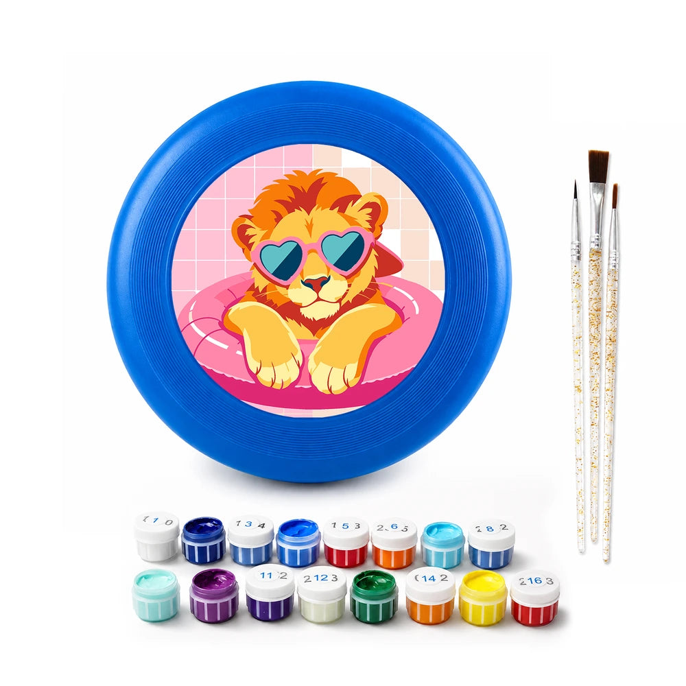 Paint by Numbers - Frisbee | Lion in a Pool Ring