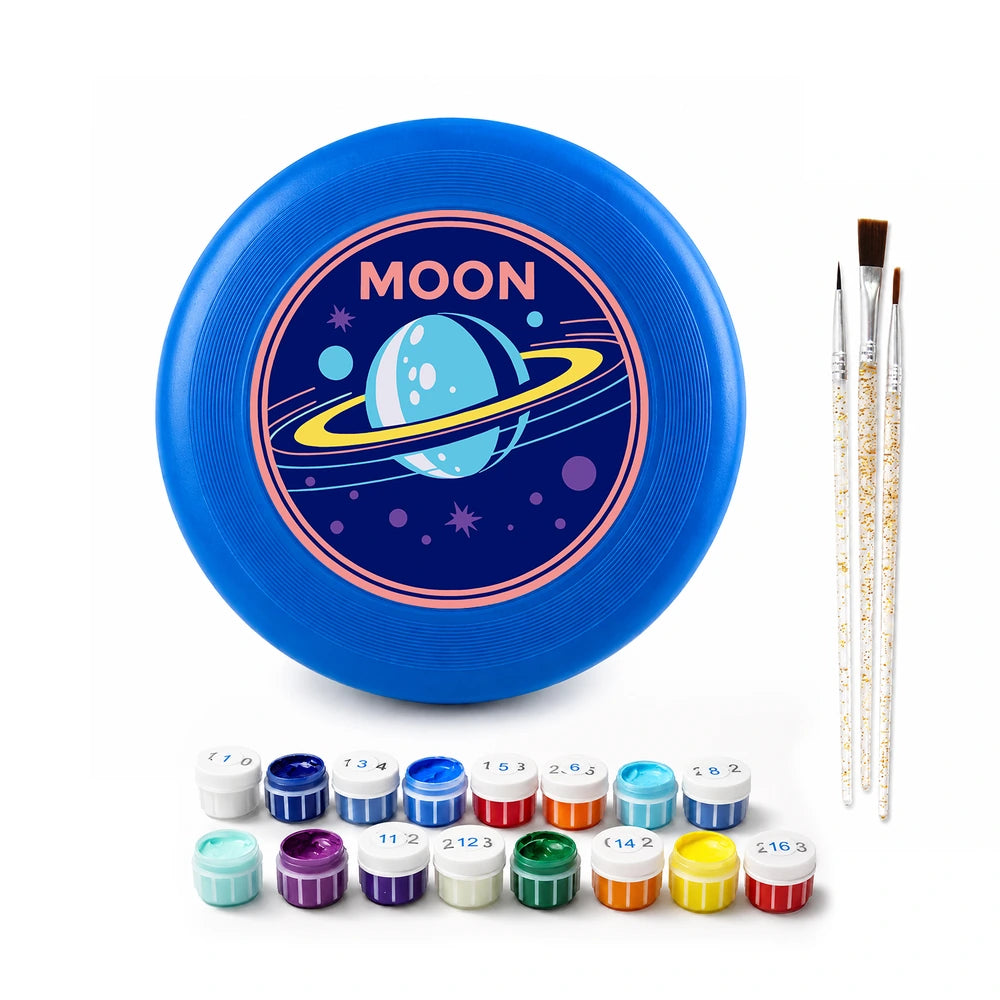 Paint by Numbers - Frisbee | Moon Badge