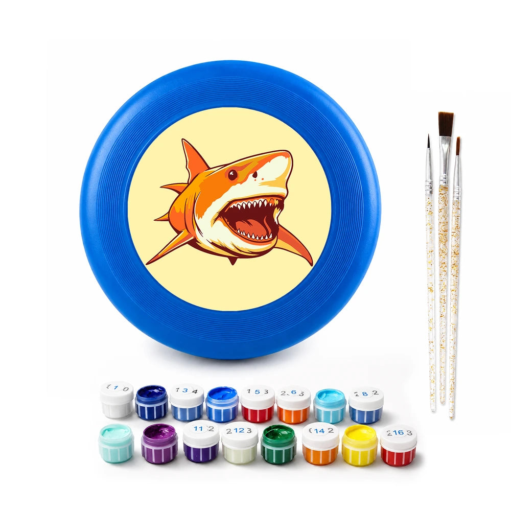 Paint by Numbers - Frisbee | Orange Shark