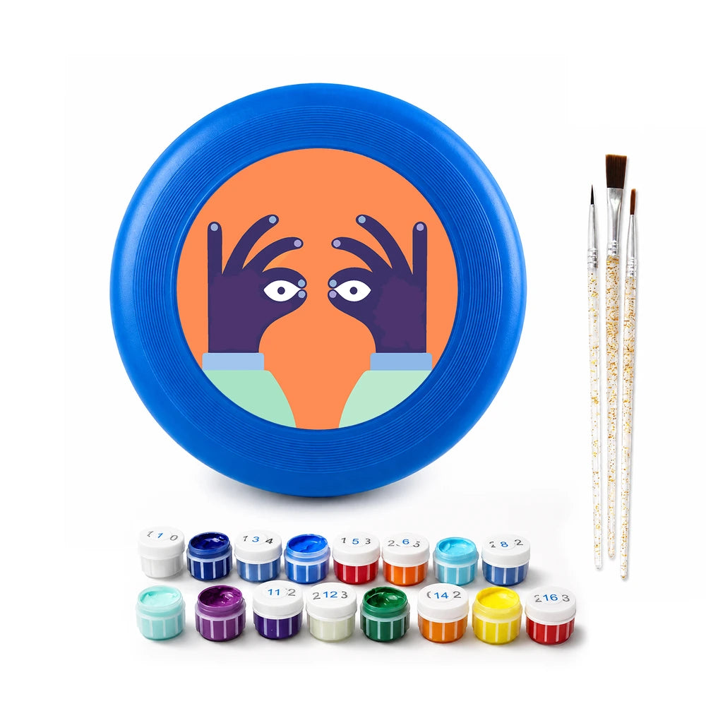 
Paint by Numbers - Frisbee | Peeking Eyes