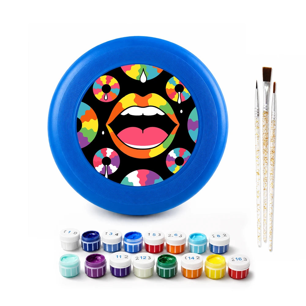 
Paint by Numbers - Frisbee | Pop Art Lips