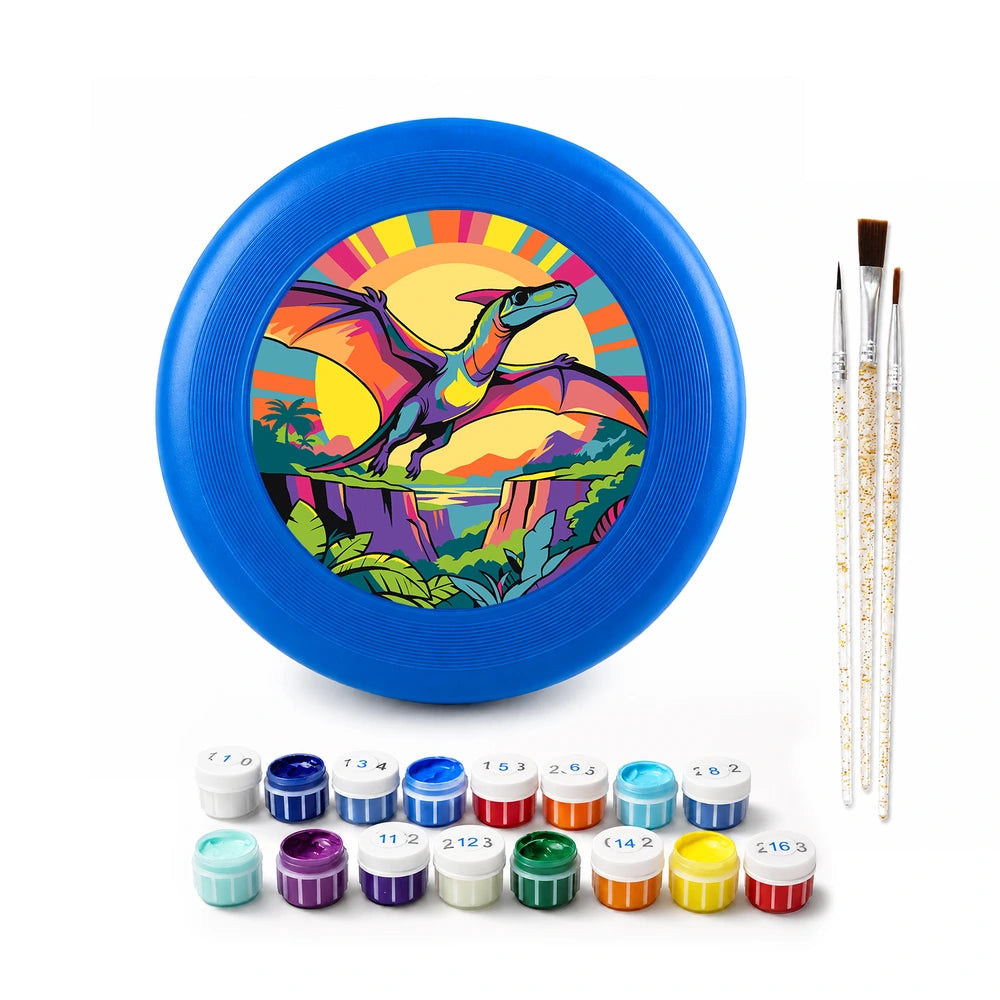 
Paint by Numbers - Frisbee | Pterodactyl in the Jungle