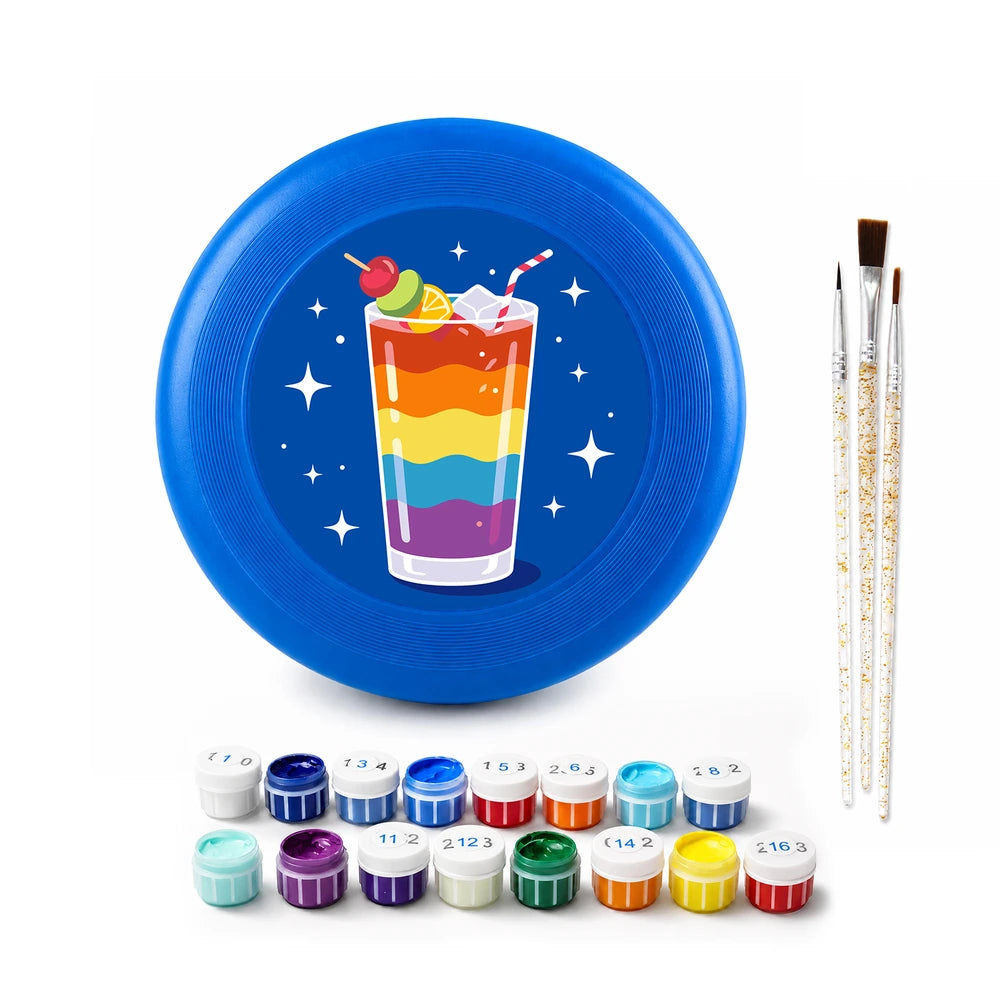 
Paint by Numbers - Frisbee | Rainbow Layer Drink