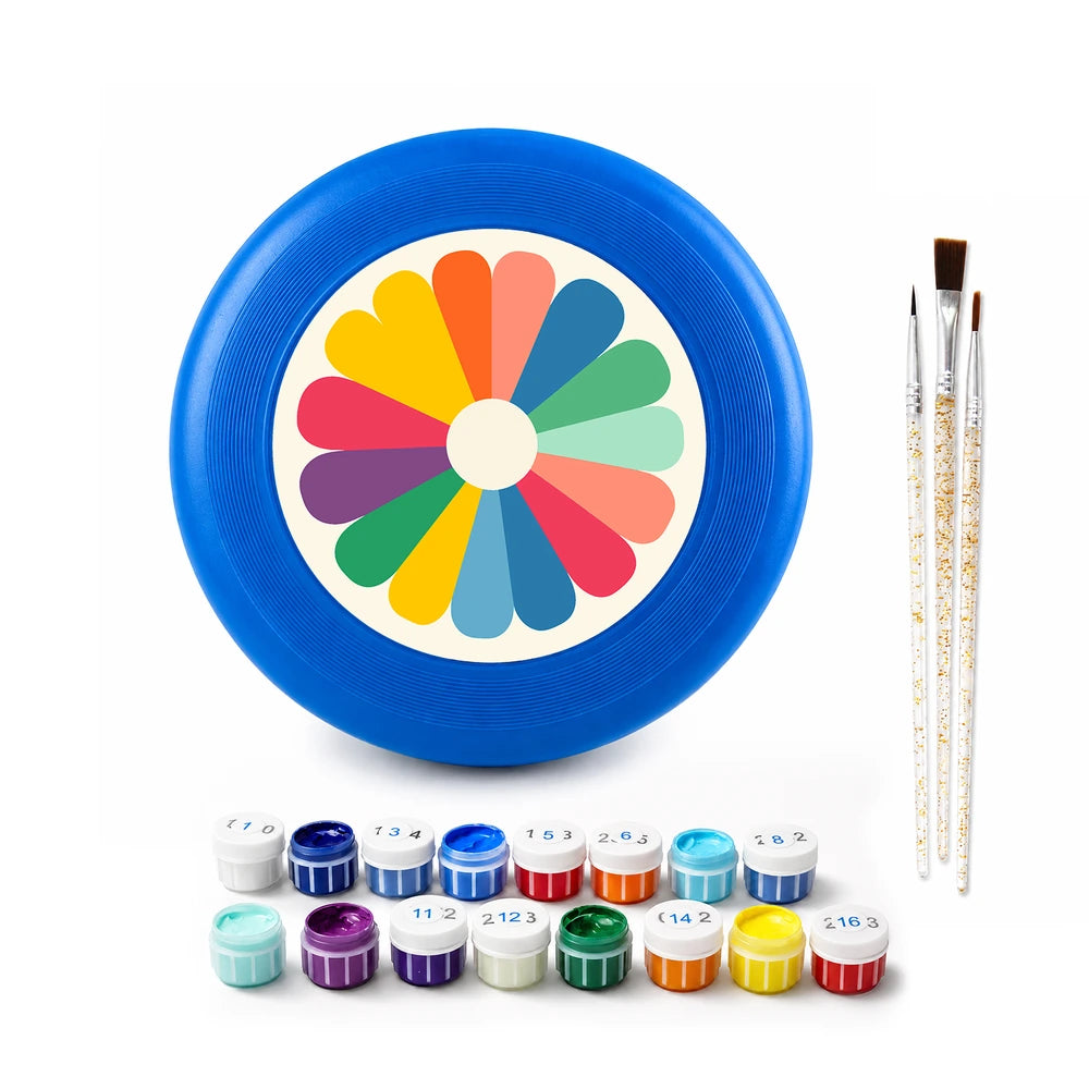 
Paint by Numbers - Frisbee | Rainbow Petal Wheel