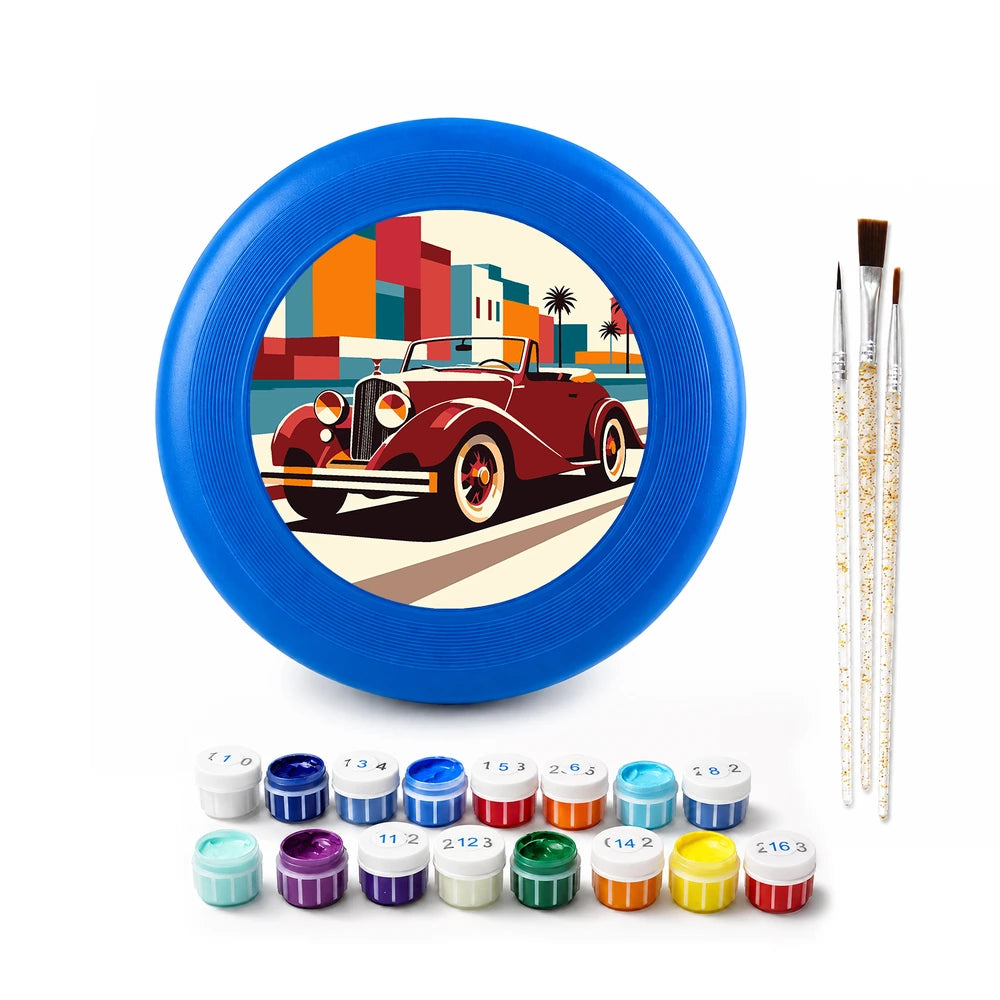 
Paint by Numbers - Frisbee | Red Vintage Car