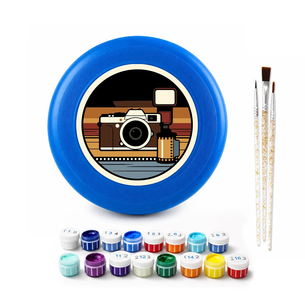 
Paint by Numbers - Frisbee | Retro Camera and Film