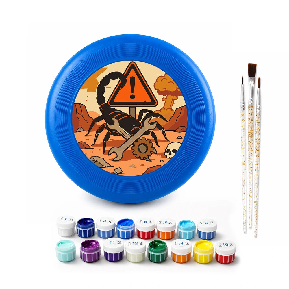 Paint by Numbers - Frisbee | Scorpion Warning Sign