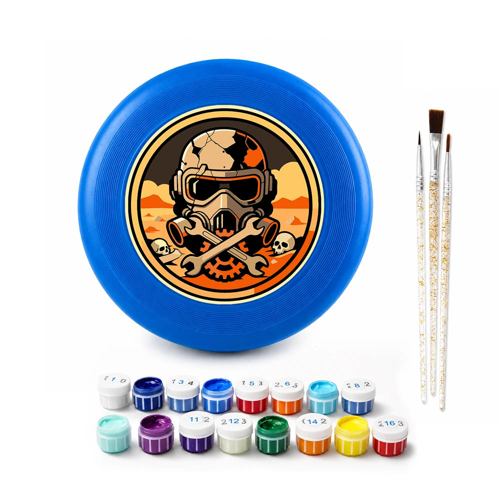 Paint by Numbers - Frisbee | Skull Pilot Crest