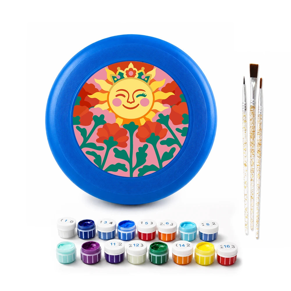 Paint by Numbers - Frisbee | Smiling Sun in Flowers
