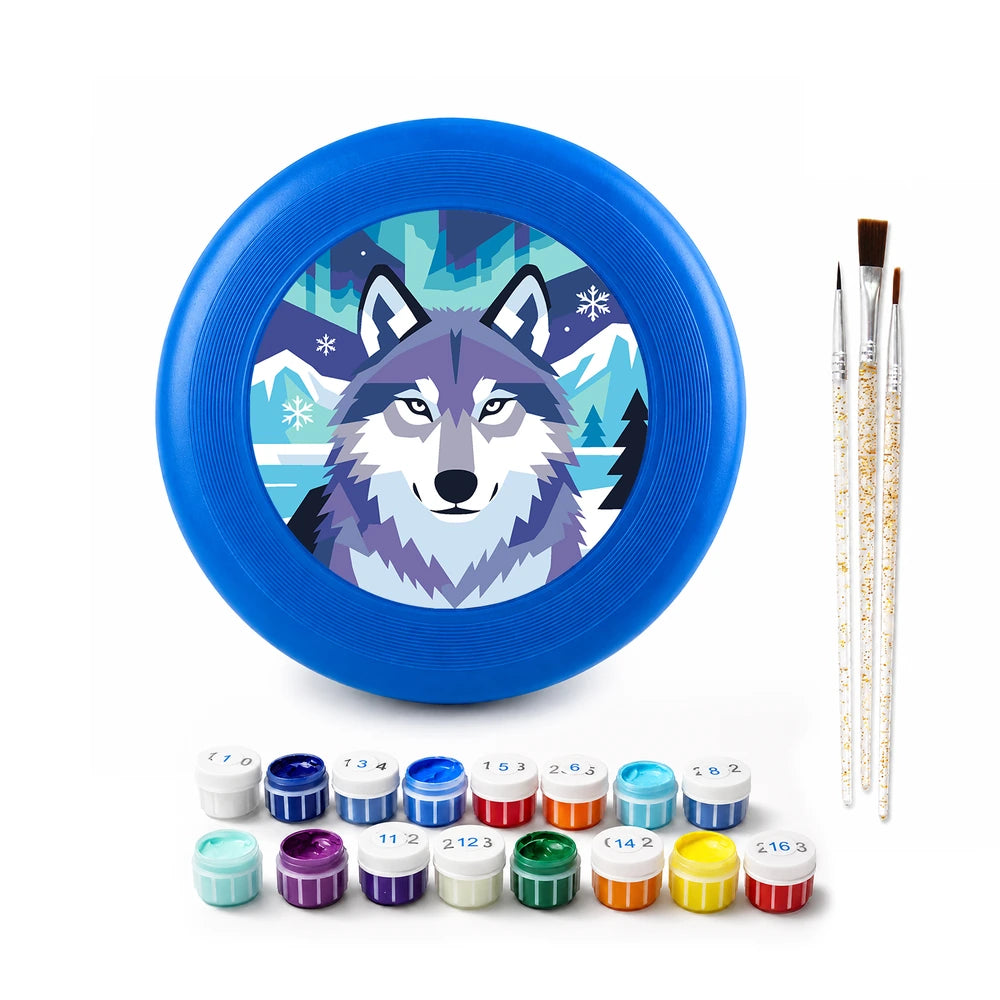 Paint by Numbers - Frisbee | Snow Wolf