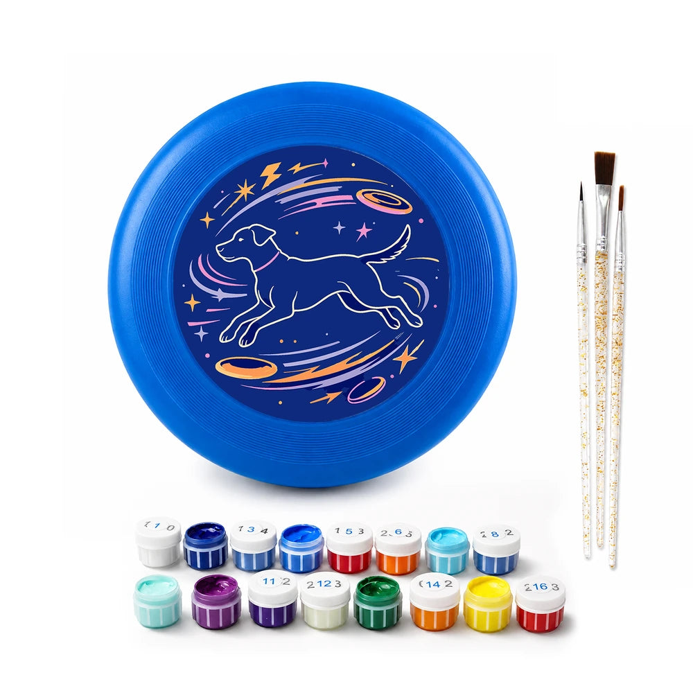 
Paint by Numbers - Frisbee | Space Dog Constellation