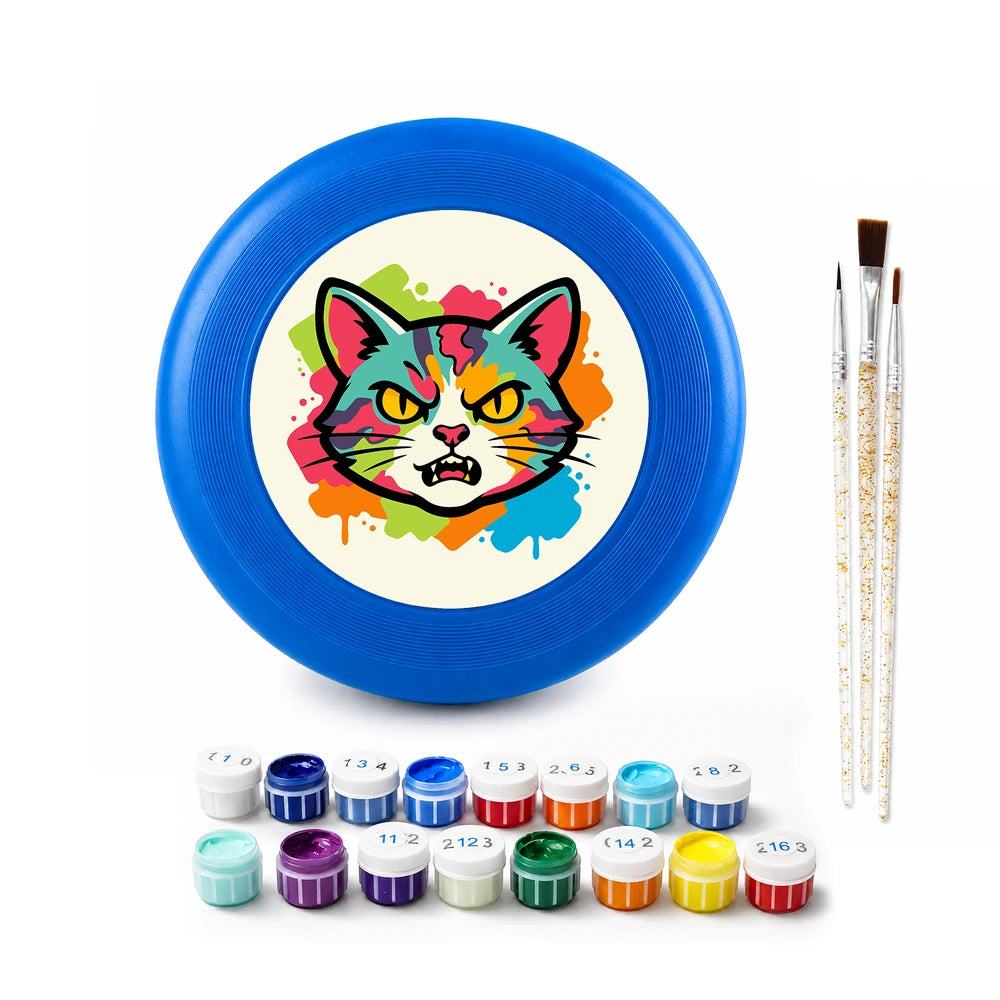 Paint by Numbers - Frisbee | Splash Art Cat