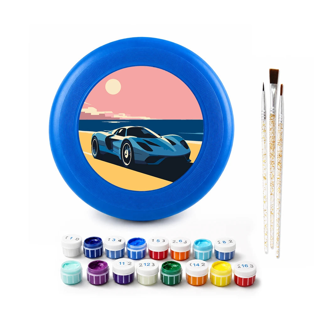 
Paint by Numbers - Frisbee | Sports Car at Dusk