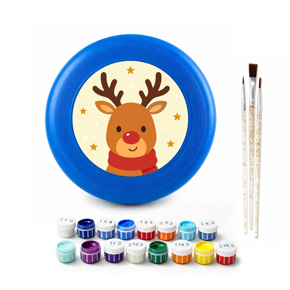 
Paint by Numbers - Frisbee | Starry Reindeer Face