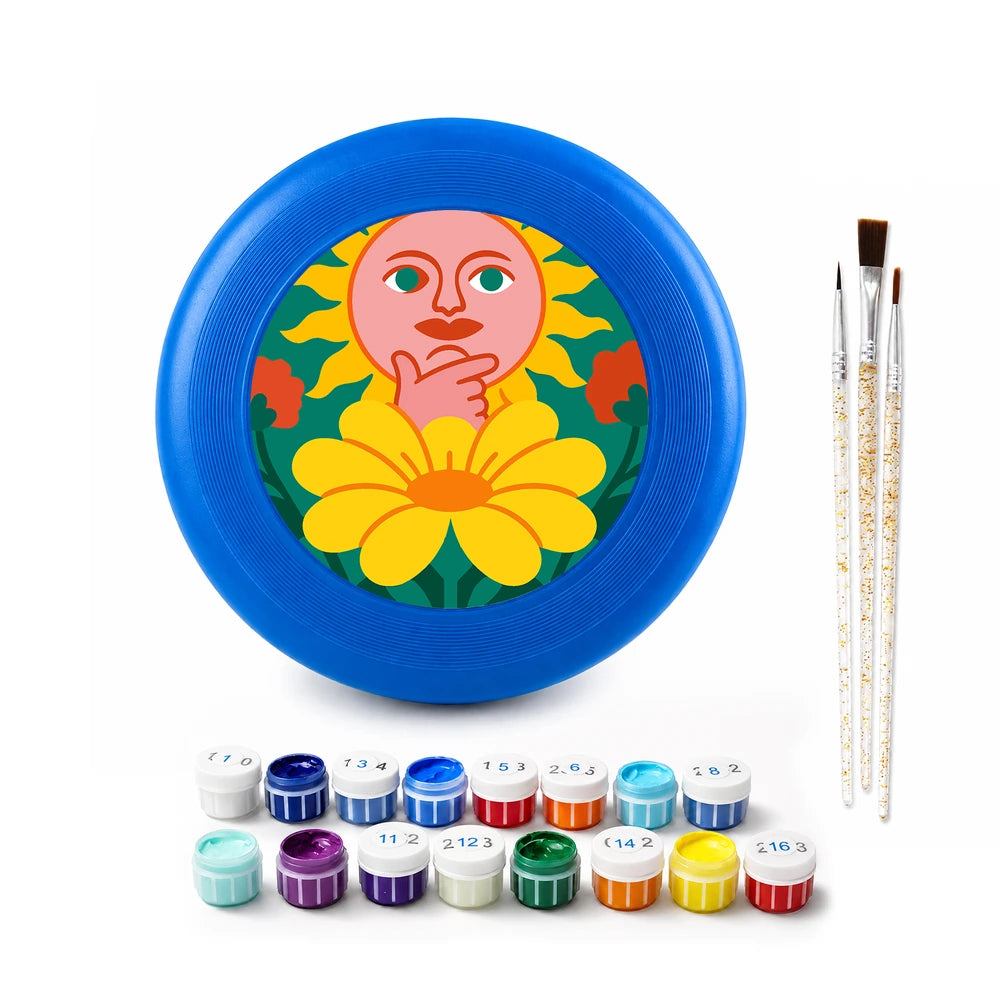 Paint by Numbers - Frisbee | Sun and Moon in Bloom