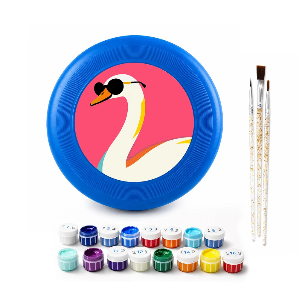 
Paint by Numbers - Frisbee | Swan in Sunglasses