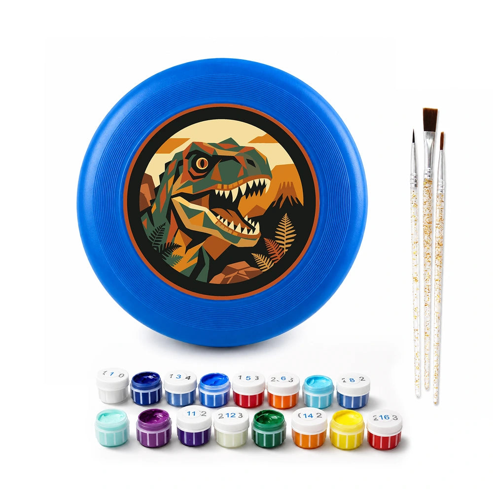 
Paint by Numbers - Frisbee | T-Rex in the Forest