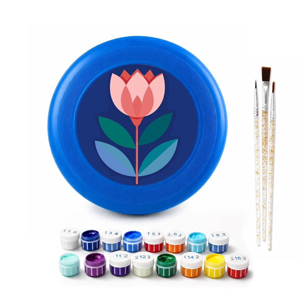 
Paint by Numbers - Frisbee | Tulip on Navy