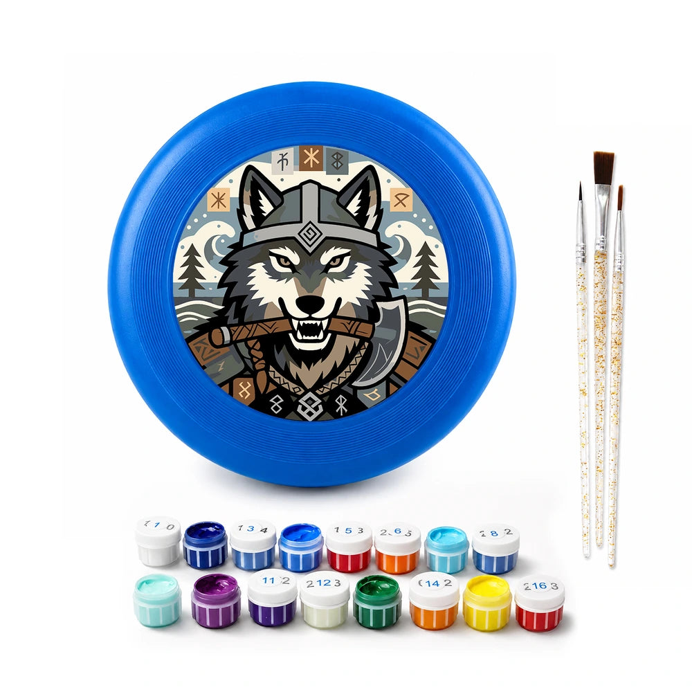 
Paint by Numbers - Frisbee | Viking Wolf