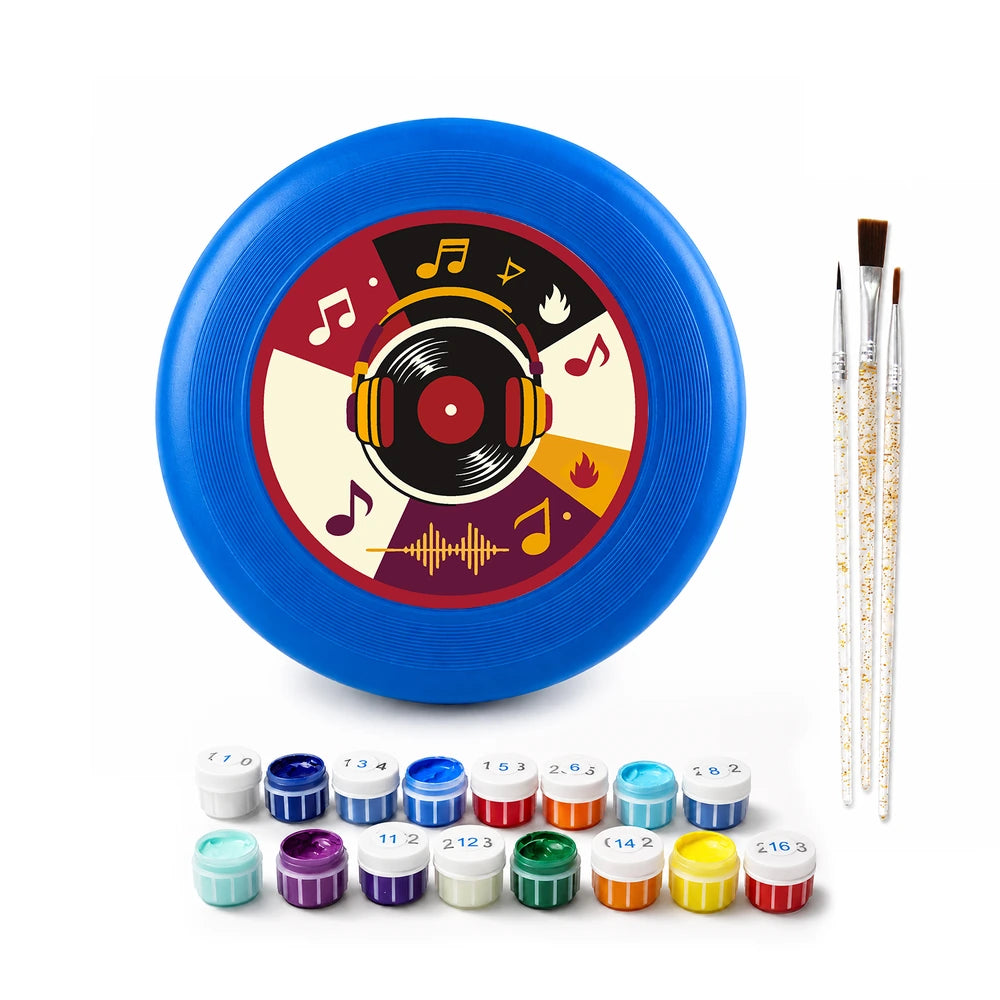 
Paint by Numbers - Frisbee | Vinyl and Music Notes