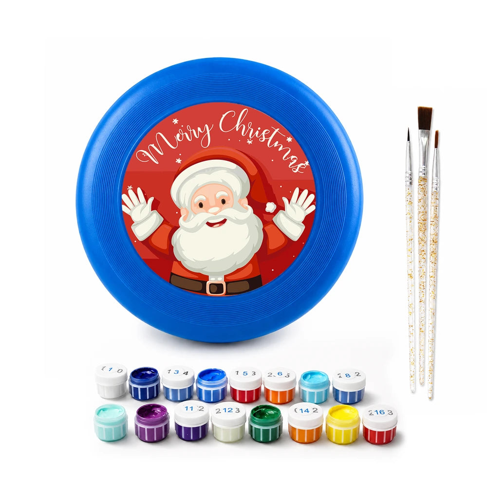 
Paint by Numbers - Frisbee | Waving Santa Greeting