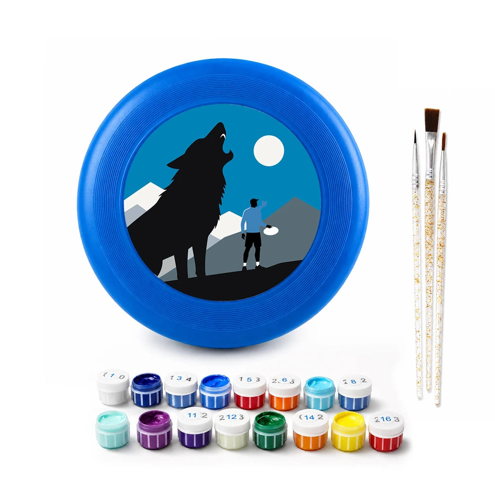 
Paint by Numbers - Frisbee | Wolf and the Hiker
