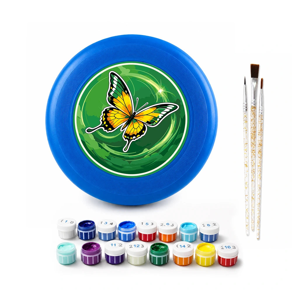 
Paint by Numbers - Frisbee | Yellow Butterfly Glow