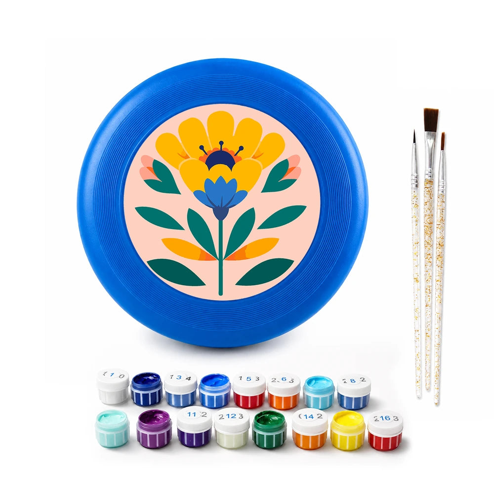 
Paint by Numbers - Frisbee | Yellow Folk Flower