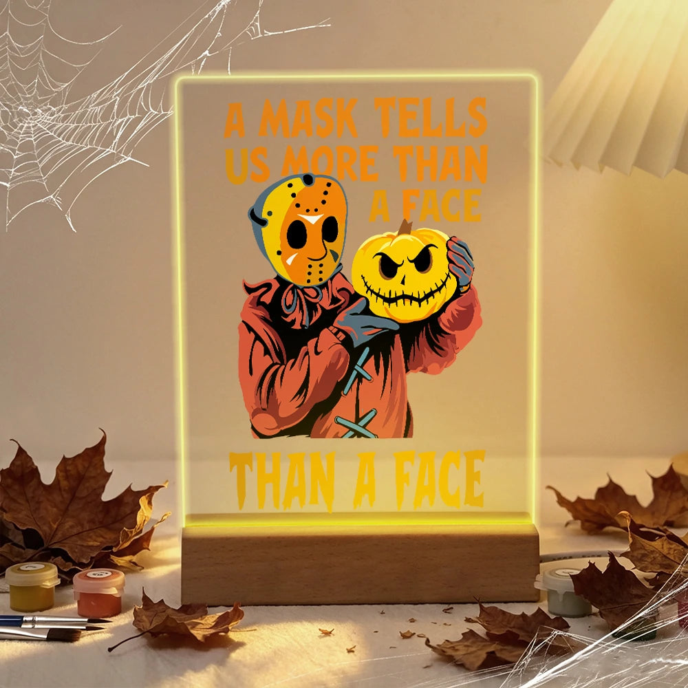 
Paint by Numbers - Halloween Light | Masked Pumpkin Fellow