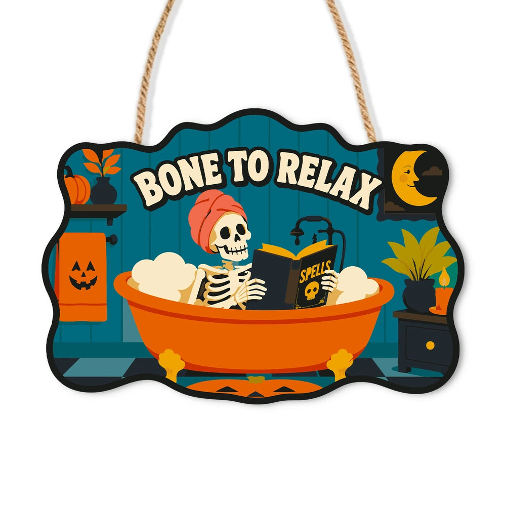 Paint by Numbers - Wooden Door Hanger | Bone to Relax