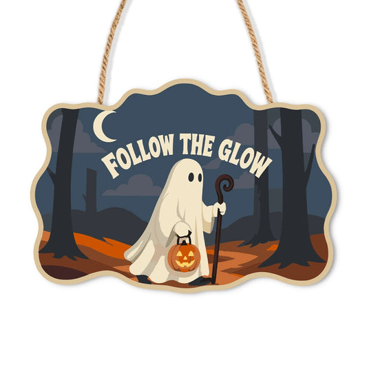 Paint by Numbers - Wooden Door Hanger | Follow the Glow