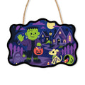 Paint by Numbers - Wooden Door Hanger | Frankenstein Trick-or-Treating