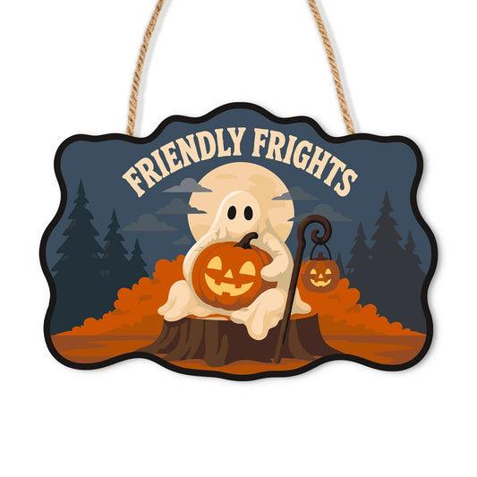 Paint by Numbers - Wooden Door Hanger | Friendly Frights