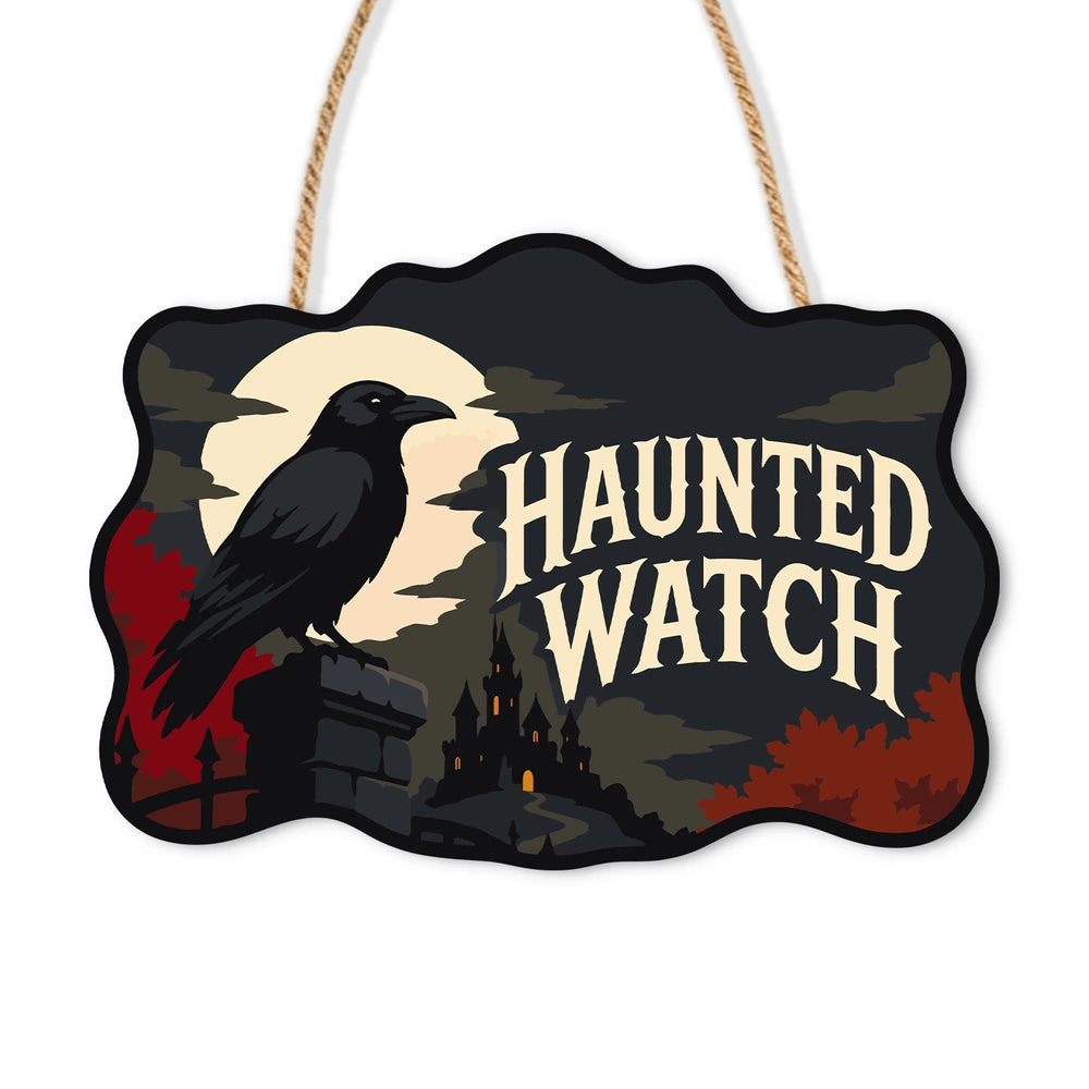 Paint by Numbers - Wooden Door Hanger | Haunted Watch