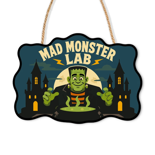 Paint by Numbers - Wooden Door Hanger | Mad Monster Lab