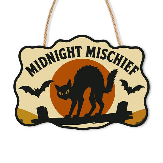Paint by Numbers - Wooden Door Hanger | Midnight Mischief