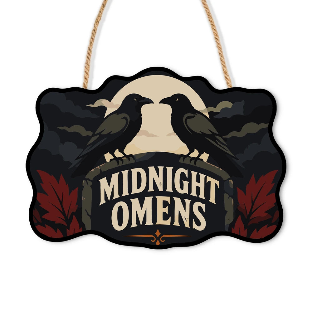Paint by Numbers - Wooden Door Hanger | Midnight Omens
