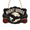 Paint by Numbers - Wooden Door Hanger | Night Wings