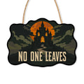 Paint by Numbers - Wooden Door Hanger | No One Leaves