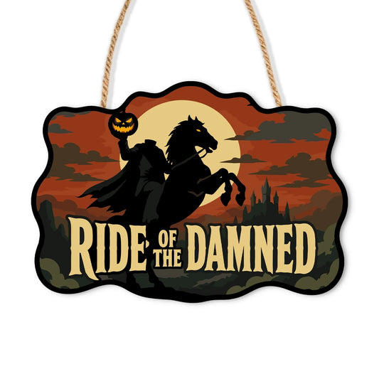 Paint by Numbers - Wooden Door Hanger | Ride of the Damned