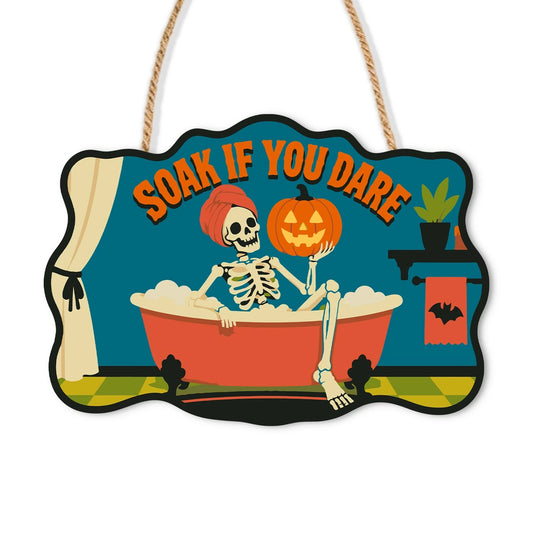 Paint by Numbers - Wooden Door Hanger | Soak If You Dare