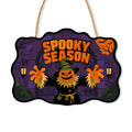 Paint by Numbers - Wooden Door Hanger | Spooky Season Pumpkin Scarecrow
